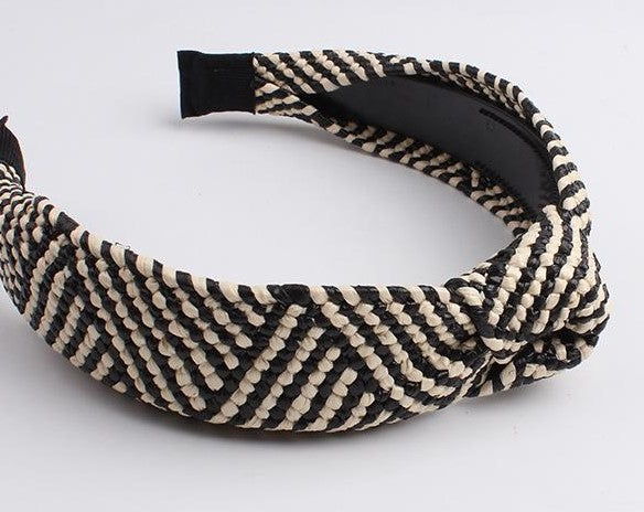 summer straw headband